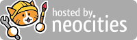 Neocities logo of Penelope the cat with a hardhat, a spanner, and a brush, with text saying; hosted by neocities.